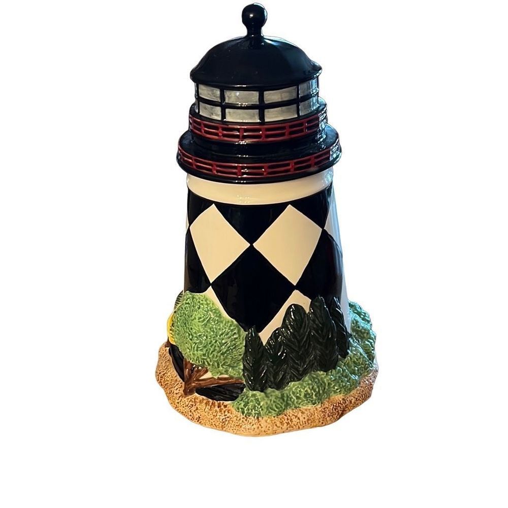 The Sakura Table Water's Edge‎ Lighthouse Canister